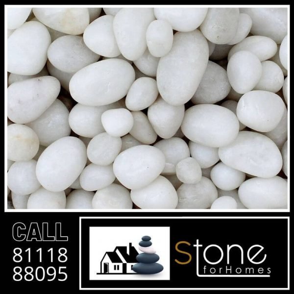 White Polished Pebble