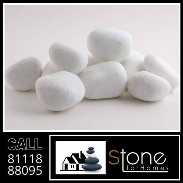 White Unpolished Pebble